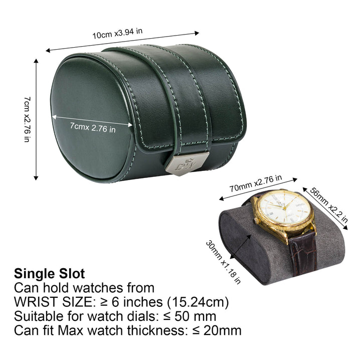 Uhrenbeweger mit Fingerabdruckschloss, 4 Uhrenhaltern, Schmuckfach und leisem Motor